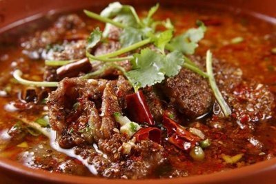 Sliced Beef in Hot Chili Oil