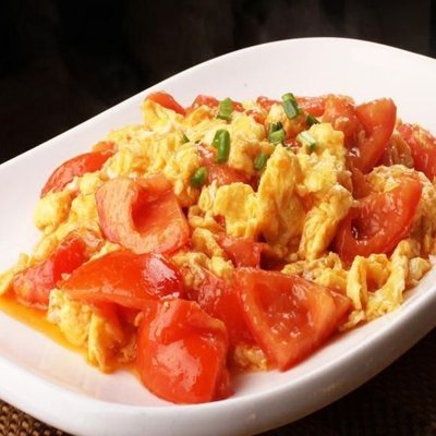 Scrambled Eggs with Tomatoes