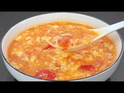 Tomato Egg Drop Soup